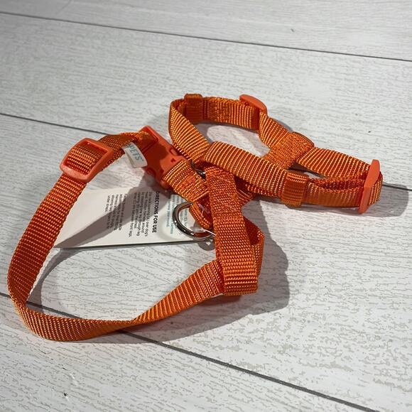 MARTHA STEWART Orange Dog Costume Harness Size Small NWT - Picture 2 of 3